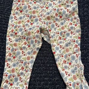 OshKosh B’gosh Floral Skinny Jeans 9M Baby Girl Stretch Denim Pants